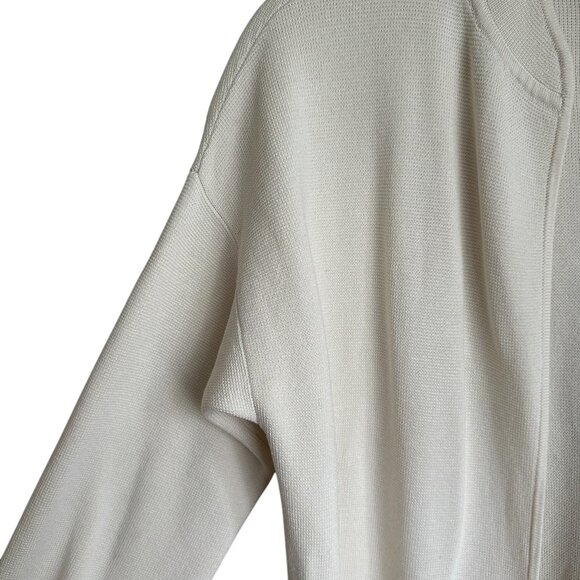 Eileen Fischer ivory silk cotton blend cardigan Size Petite Small - Picture 8 of 8